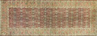 Antique Agra Gallery Runner Rug