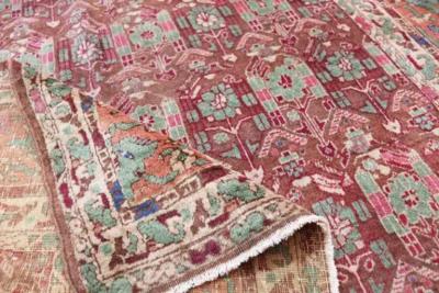 Antique Agra Gallery Runner Rug
