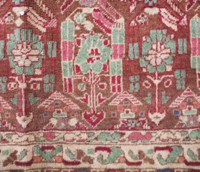 Antique Agra Gallery Runner Rug