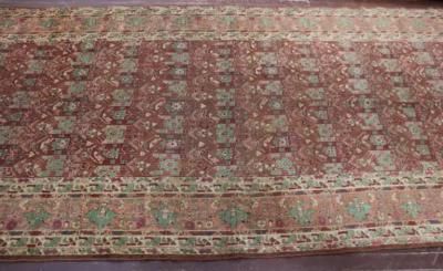 Antique Agra Gallery Runner Rug