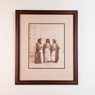 Antique Albumen Photo of Middle Eastern Men circa 1870