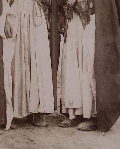 Antique Albumen Photo of Middle Eastern Men circa 1870