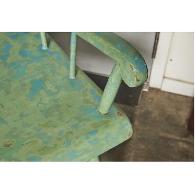 Antique American Country Painted Bench