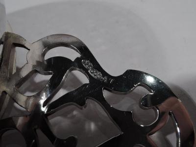 Antique American Craftsman Hand Hammered Sterling Silver Porringer