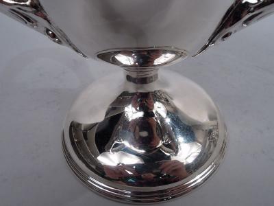 Antique American Edwardian Classical Sterling Silver Loving Cup Trophy