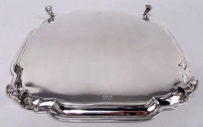 Antique American Edwardian Sterling Silver and Glass Swan Bowl