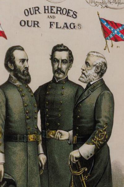Antique American Infantry Discharge Certificate And Soldier Portraits