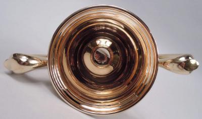 Antique American Neoclassical 14K Gold Covered Urn Trophy Cup