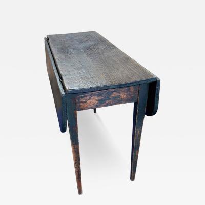 Antique American Primitive Drop Leaf Table
