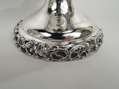 Antique American Sterling Silver Pitcher with Fruiting Grapevine 1894
