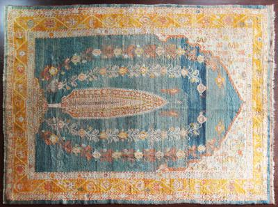 Antique Angora Oushak Carpet