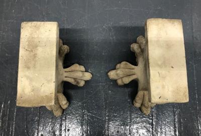 Antique Architectural Garden Cement Table Bases