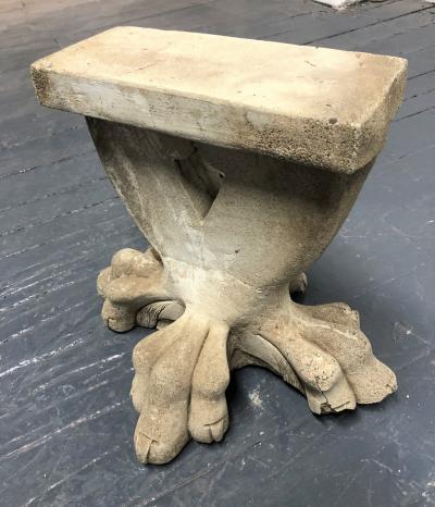 Antique Architectural Garden Cement Table Bases