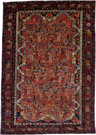 Antique Armenian Weave Rug 4 9 x 6 10 