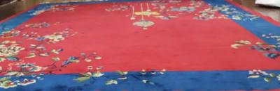 Antique Art Deco Carpet Amazing Colors 810 x 118 