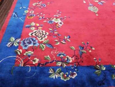 Antique Art Deco Carpet Amazing Colors 810 x 118 