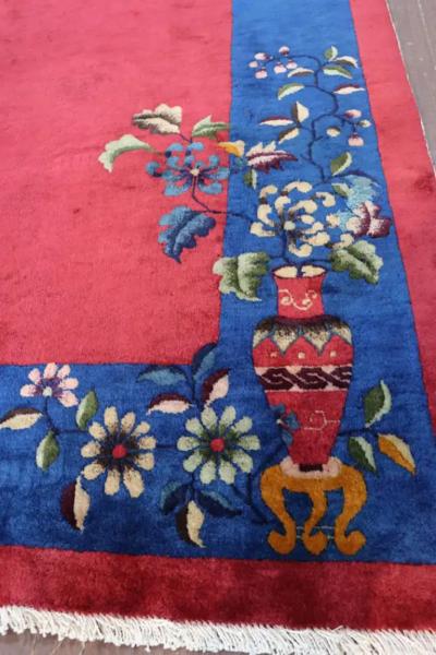 Antique Art Deco Carpet Amazing Colors 810 x 118 
