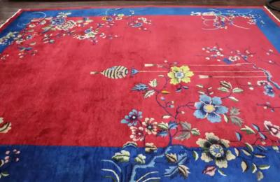 Antique Art Deco Carpet Amazing Colors 810 x 118 