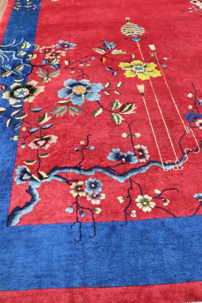 Antique Art Deco Carpet Amazing Colors 810 x 118 