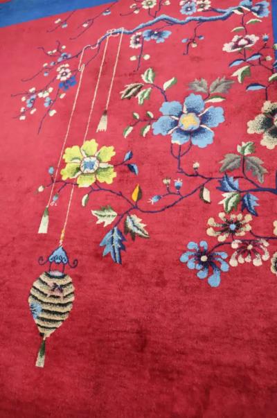 Antique Art Deco Carpet Amazing Colors 810 x 118 