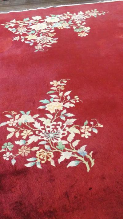 Antique Art Deco Chinese Carpet 66 96 