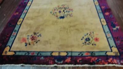 Antique Art Deco Chinese Carpet