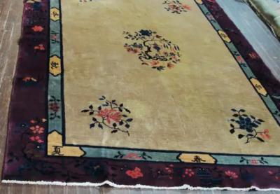 Antique Art Deco Chinese Carpet