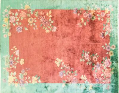 Antique Art Deco Chinese Carpet Perfect