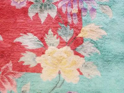 Antique Art Deco Chinese Carpet Perfect