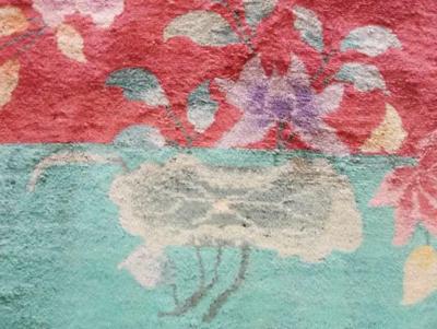 Antique Art Deco Chinese Carpet Perfect