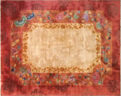 Antique Art Deco Chinese Carpet Unusual 810 x 116 