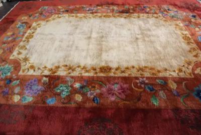 Antique Art Deco Chinese Carpet Unusual 810 x 116 