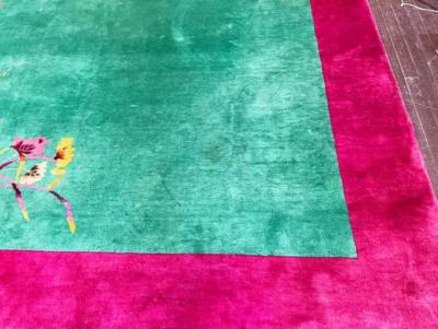 Antique Art Deco Chinese Carpet c 1920s