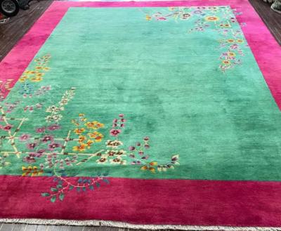 Antique Art Deco Chinese Carpet c 1920s