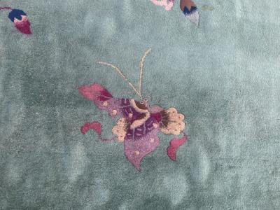 Antique Art Deco Chinese Oriental Carpet 88 x 117 