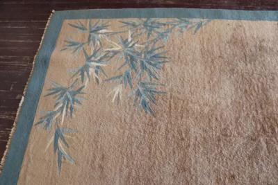 Antique Art Deco Chinese Rug Bamboo Tree 51 x 711 