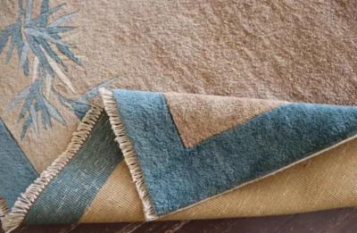 Antique Art Deco Chinese Rug Bamboo Tree 51 x 711 