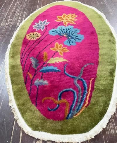 Antique Art Deco Chinese Rugs c 1920