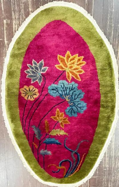 Antique Art Deco Chinese Rugs c 1920