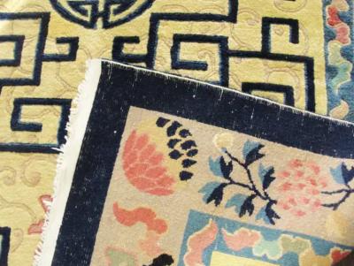 Antique Art Deco Chinese Runner Or Gallery Size Carpet 52 x 1710