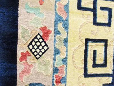 Antique Art Deco Chinese Runner Or Gallery Size Carpet 52 x 1710