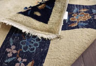 Antique Art Deco Chinese peking Rug 4 x 69