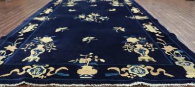Antique Art Deco Classic Chinese Rug c 1920 41 x 68 
