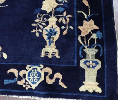Antique Art Deco Classic Chinese Rug c 1920 41 x 68 
