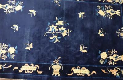 Antique Art Deco Classic Chinese Rug c 1920 41 x 68 