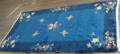 Antique Art Deco Peking Chinese Rug
