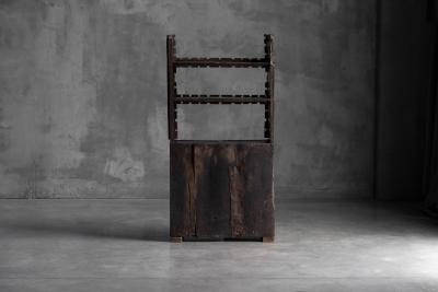 Antique Art Populaire Cabinet France 19th Century