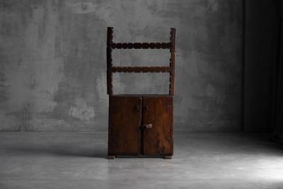 Antique Art Populaire Cabinet France 19th Century