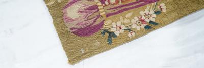 Antique Aubusson Design Tapestry 27 x 29