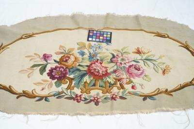 Antique Aubusson Tapestry 26 x 50